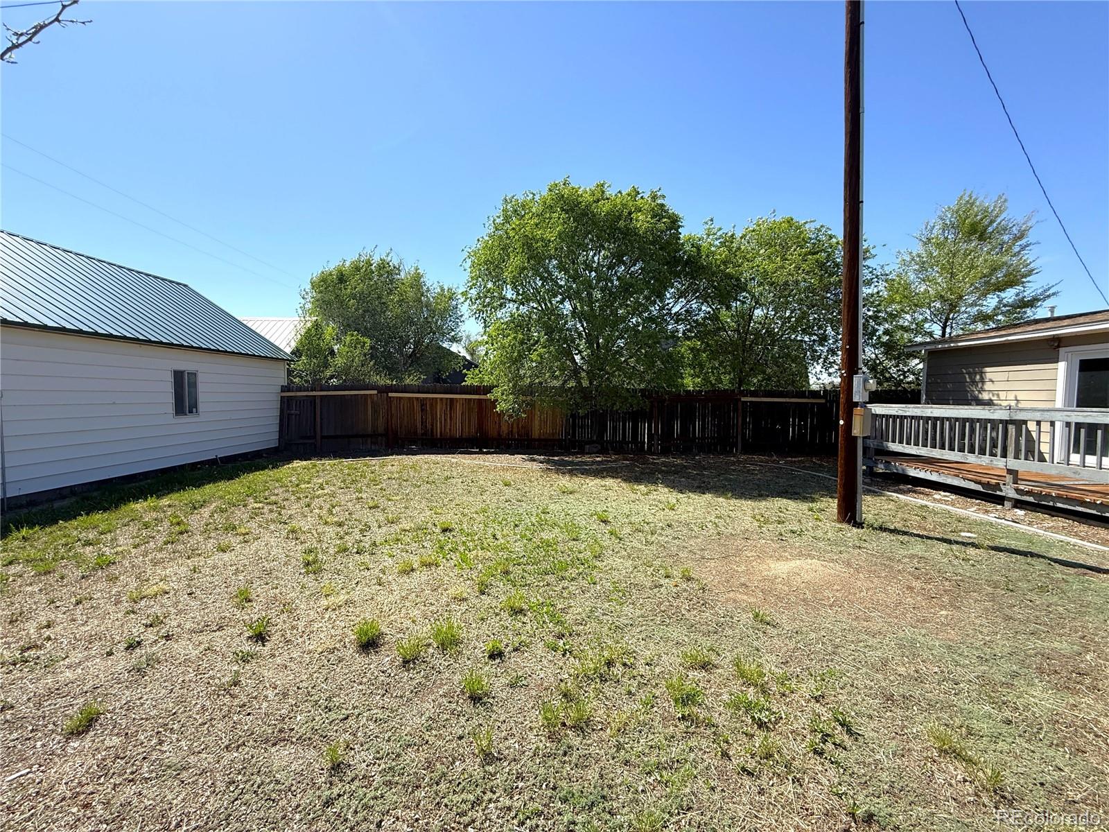 426 3rd Street Hugo, CO 80821 - Photo 28 of 34 a backyard of a house