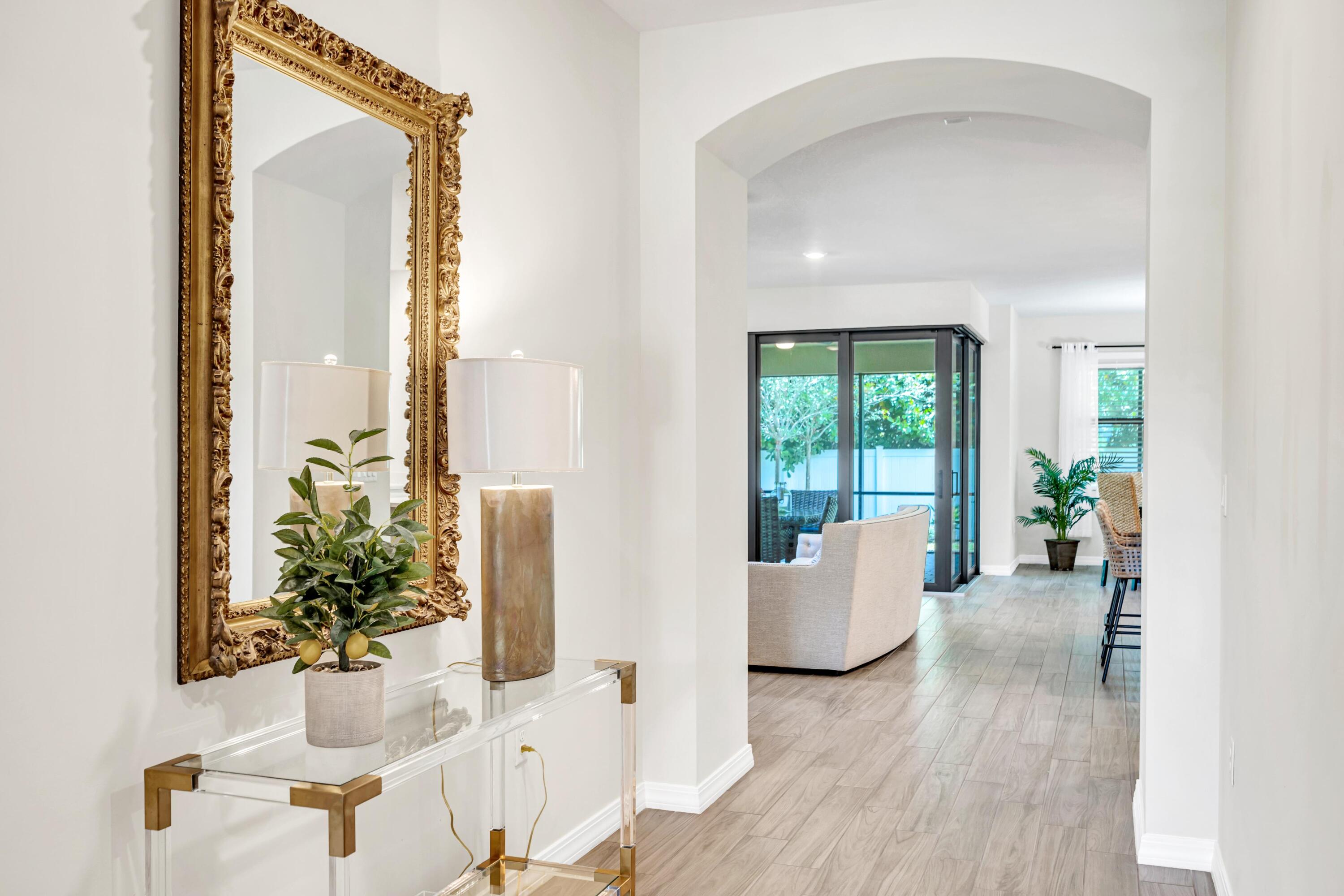 8028 Northwest 78th Street Tamarac, FL 33321 - Photo 5 of 38 view of living room filled with furniture and a potted plant