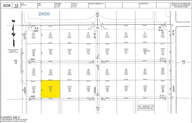 $15,500 | 19300 Avenue E12 W Fairmont Ca West, Lancaster, CA 93536