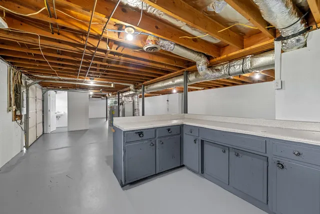 a view of storage and utility room