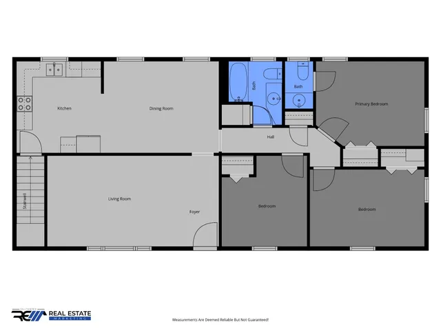 a view of a small yard