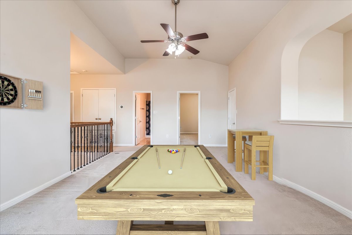 18628 Wind Valley Way Pflugerville, TX 78660 - Photo 15 of 33 a room with pool table and windows