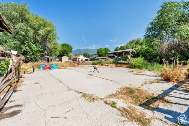 1632 South Main Street Springville, UT 84663 - Photo 40 of 93 View of patio / terrace featuring a mountain view