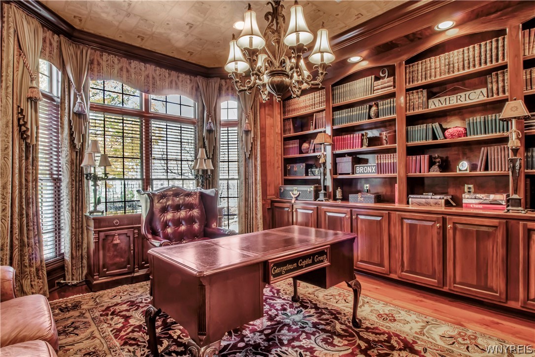 9590 Cobblestone Drive Clarence, NY 14031 - Photo 2 of 42 First floor office with custom built-ins