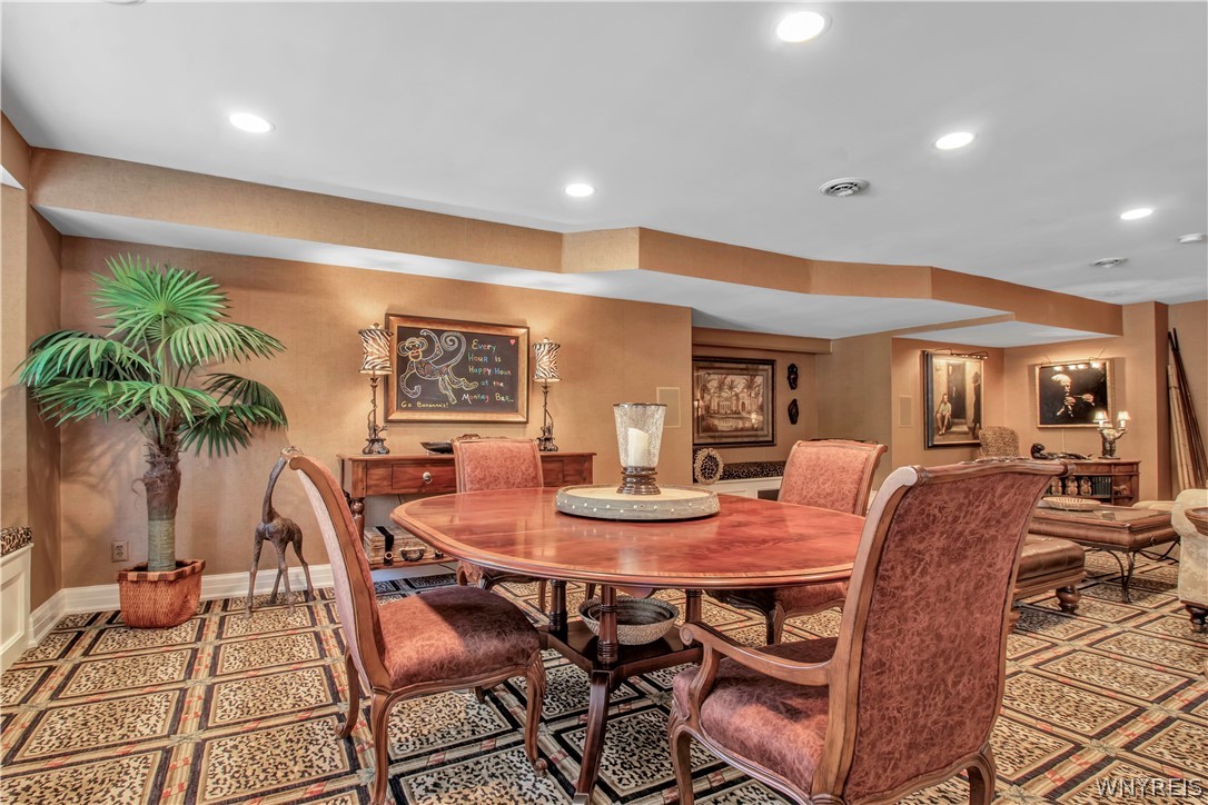 9590 Cobblestone Drive Clarence, NY 14031 - Photo 28 of 42 Lower level eating area