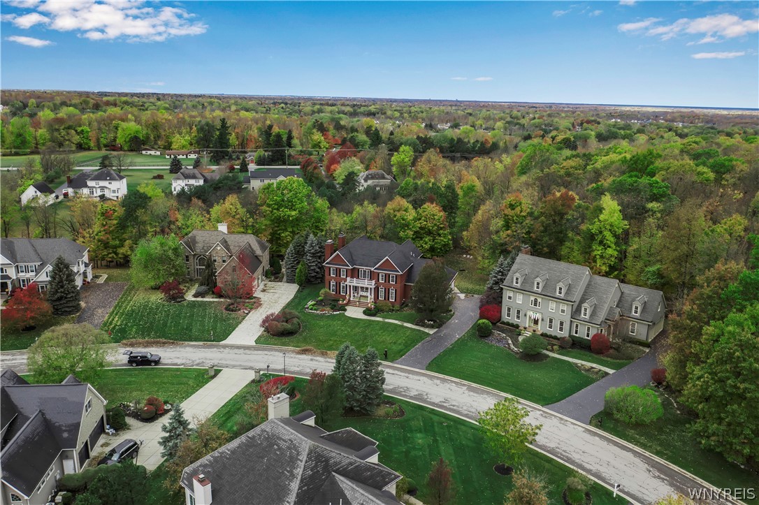 9590 Cobblestone Drive Clarence, NY 14031 - Photo 40 of 42 Aerial of the house