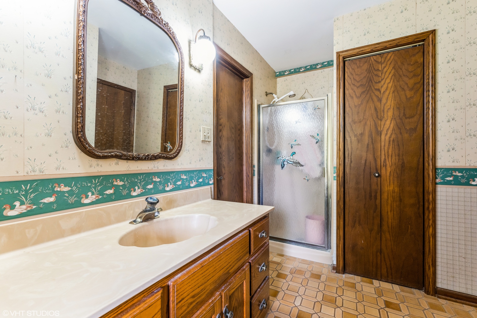 7305 West Pauling Road Monee, IL 60449 - Photo 21 of 27 a bathroom with a sink and a mirror