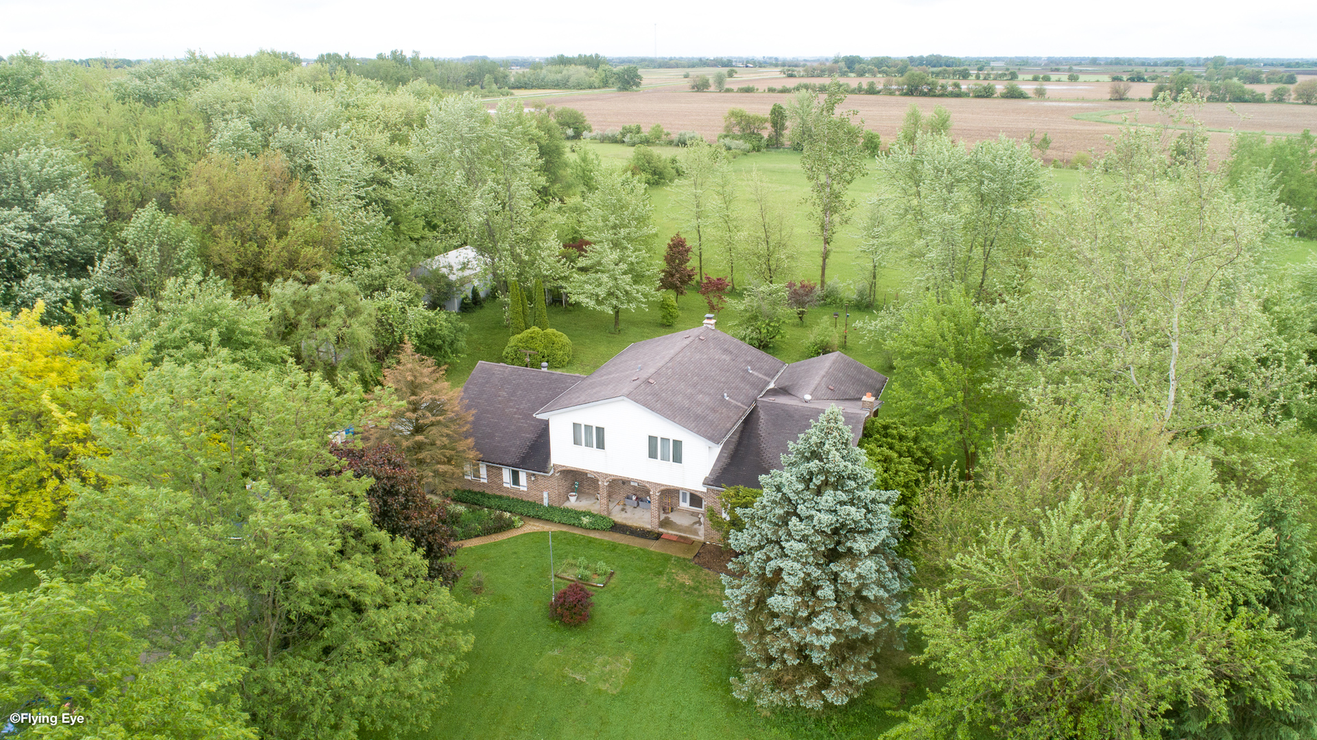 7305 West Pauling Road Monee, IL 60449 - Photo 6 of 27 a view of a house with a yard and lake view