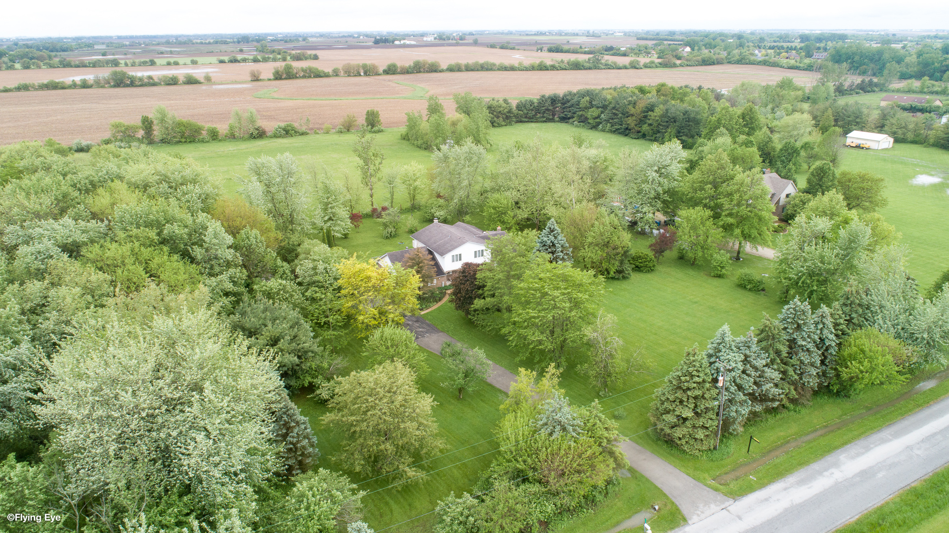 7305 West Pauling Road Monee, IL 60449 - Photo 8 of 27 a view of a lake with houses in the back