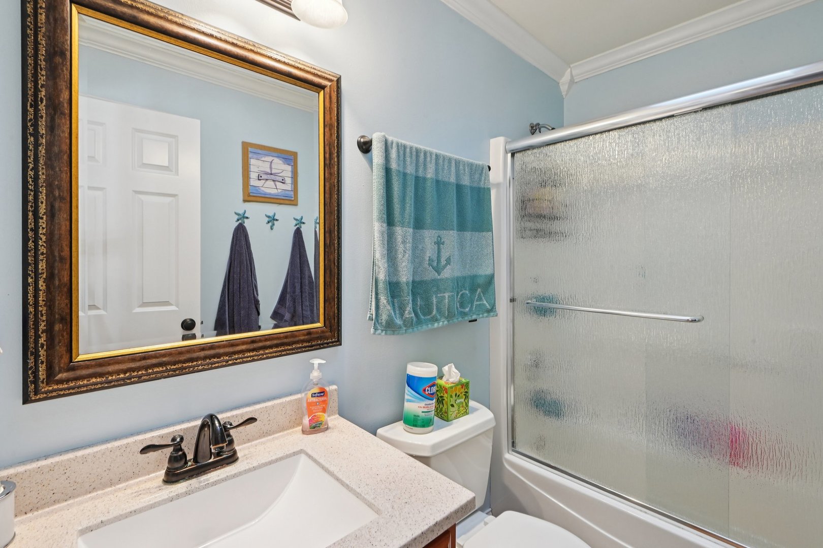 16385 Celtic Circle Manhattan, IL 60442 - Photo 21 of 49 a bathroom with a sink mirror toilet and bathtub
