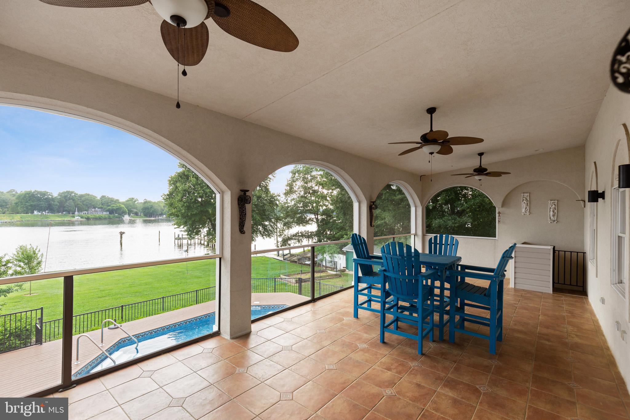 24224 Half Pone Point Road Hollywood, MD 20636 - Photo 29 of 43 Veranda off owner's suite.
