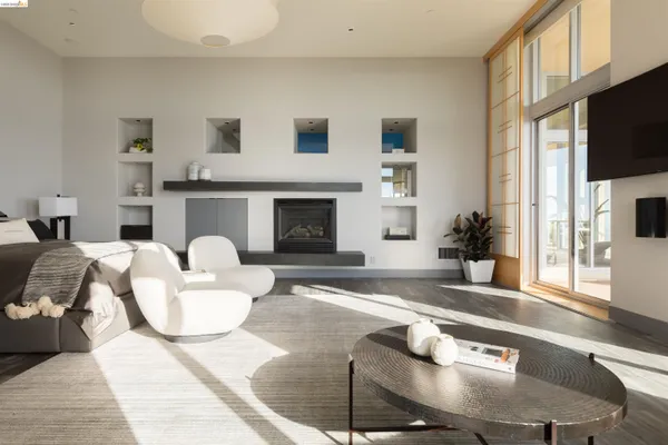 a living room with a couch