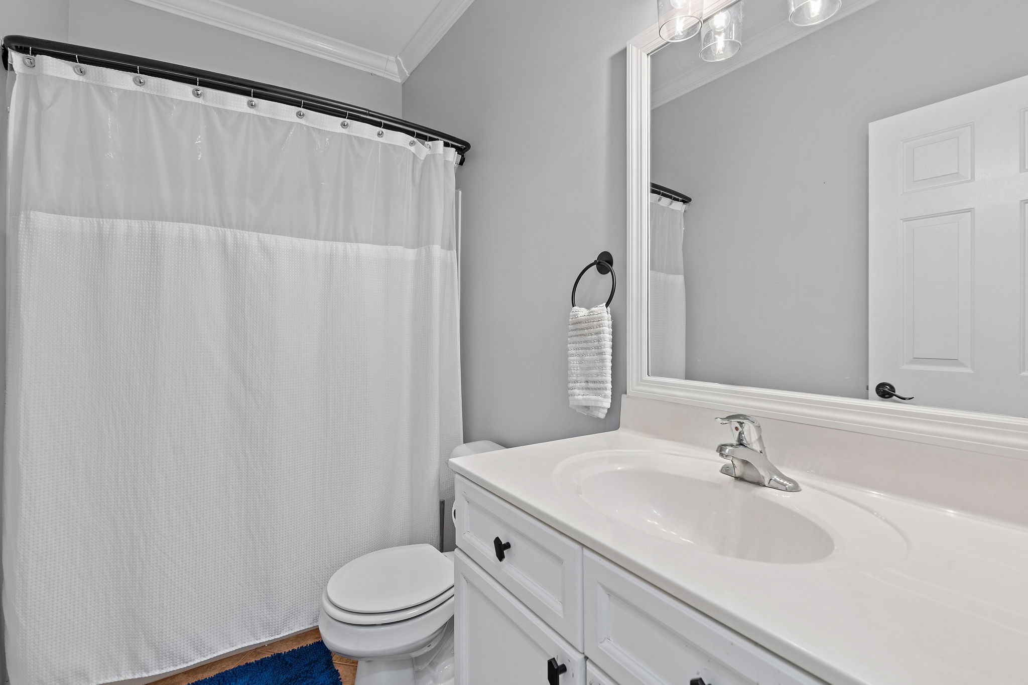 1025 Countess Lane Spring Hill, TN 37174 - Photo 20 of 38 a bathroom with a sink a toilet and a mirror
