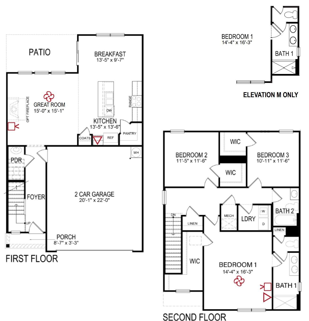 503 Cox Hollow Road Kingsport, TN 37663 - Photo 2 of 2 Darwin Floor Plan