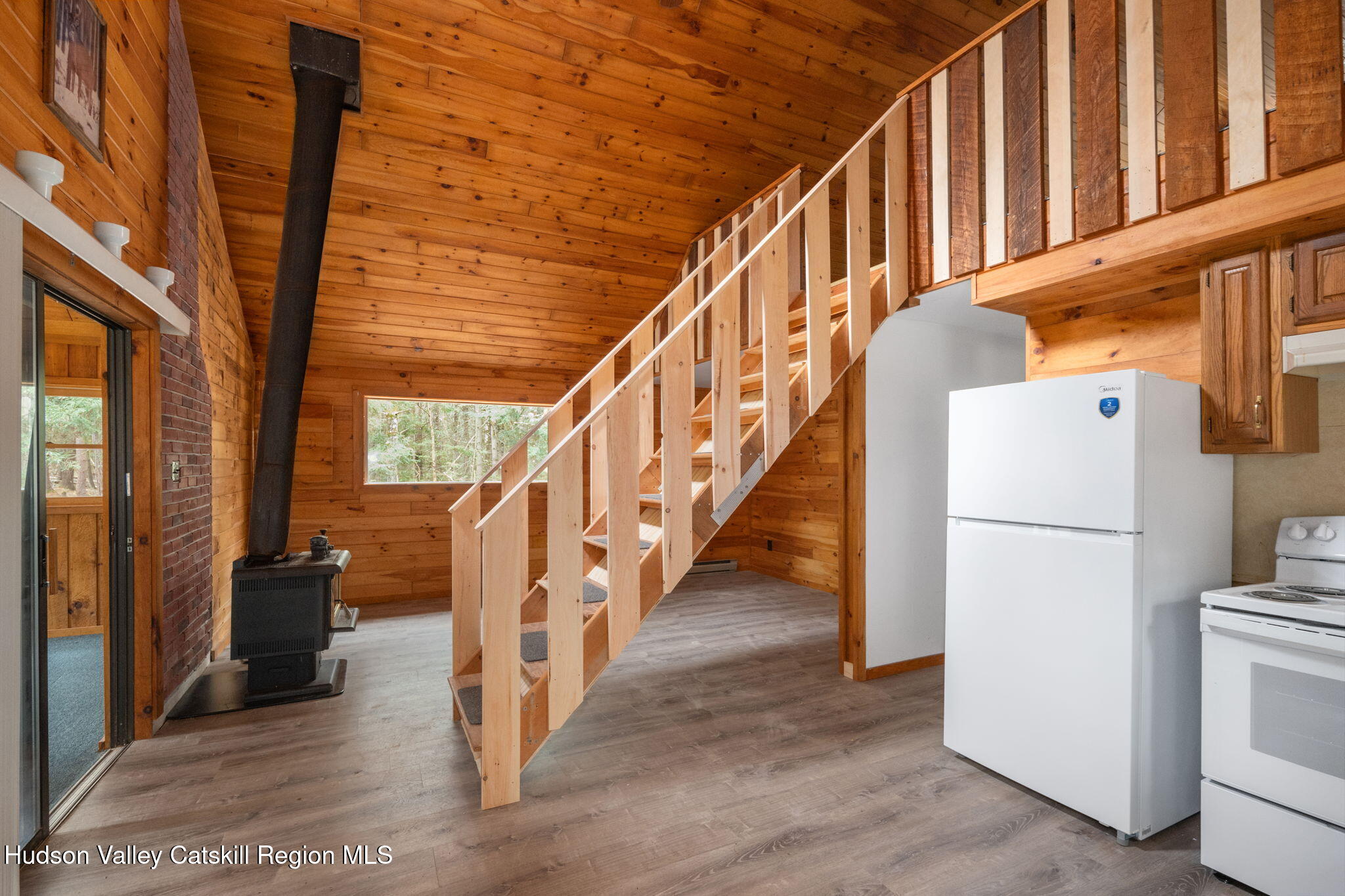 202 Blakesley Road, Unit PRIVATE Gilboa, NY 12076 - Photo 11 of 39 a view of entryway and hall with wooden floor