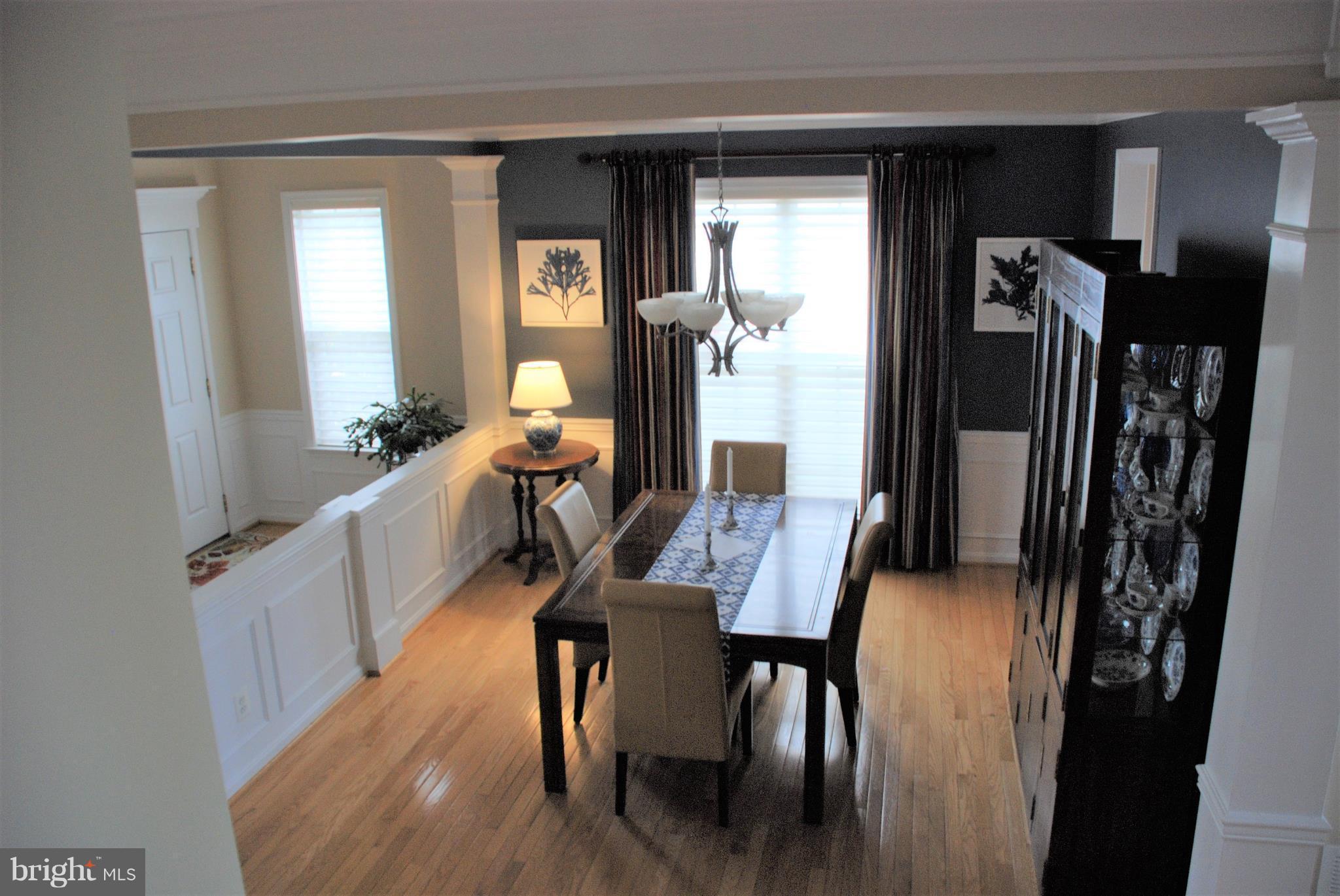 Hardwood Flooring, Knee wall & Crown molding