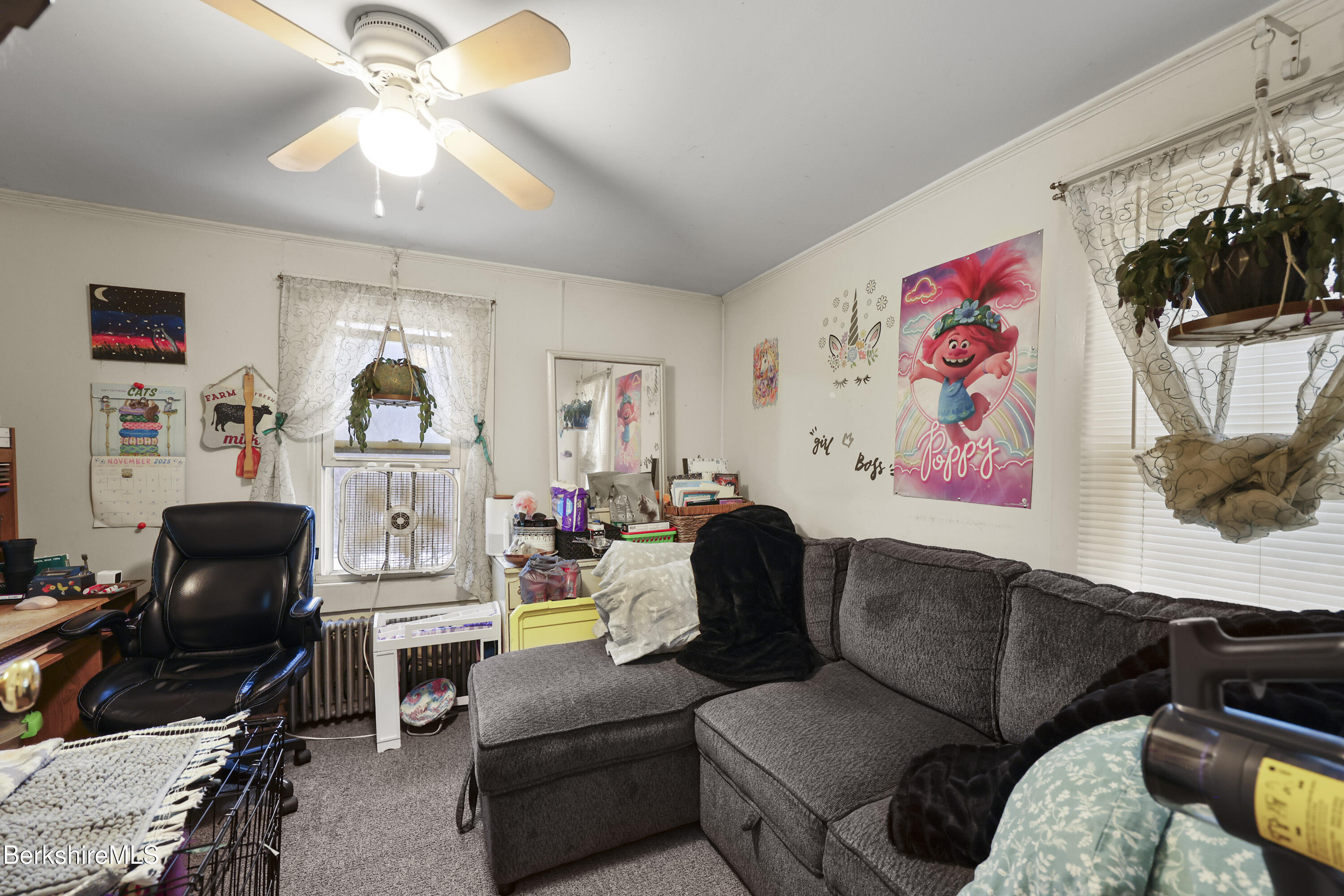 585-a & B State Road North Adams, MA 01247 - Photo 16 of 17 a living room with furniture and a flat screen tv