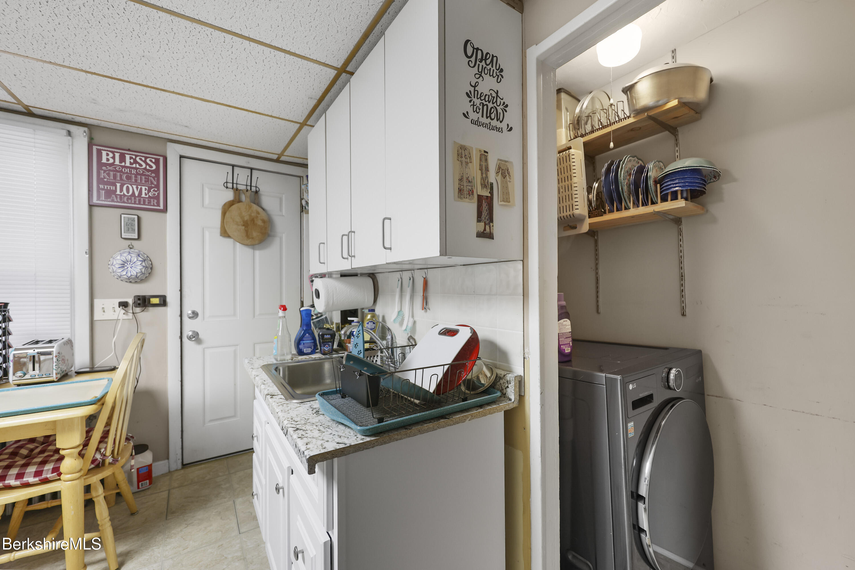 585-a & B State Road North Adams, MA 01247 - Photo 9 of 17 a view of a kitchen and utility room