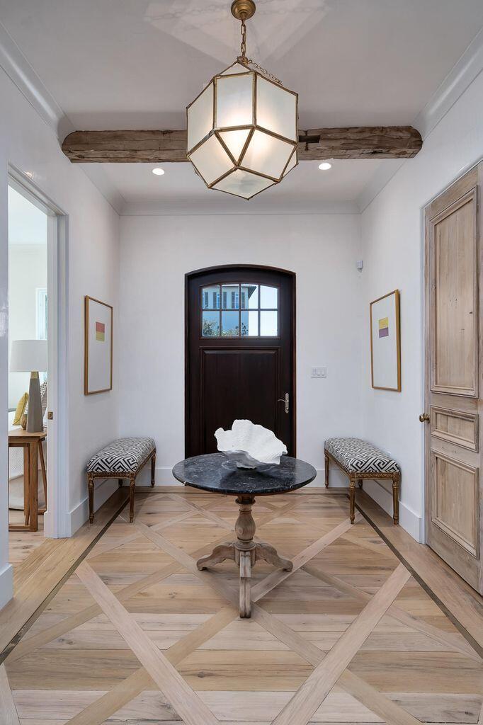 195 Walton Magnolia Lane Inlet Beach, FL 32461 - Photo 22 of 40 Oak floors foyer, herringbone