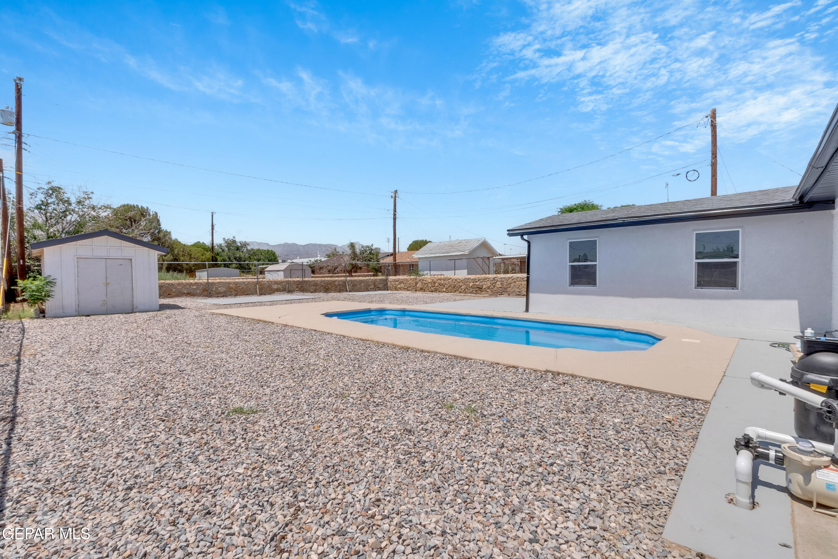 10141 Alcan Street El Paso, TX 79924 - Photo 19 of 49 a view of a backyard