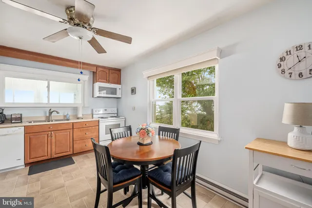 a room with furniture and a window