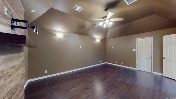 a view of a backyard with a sitting area