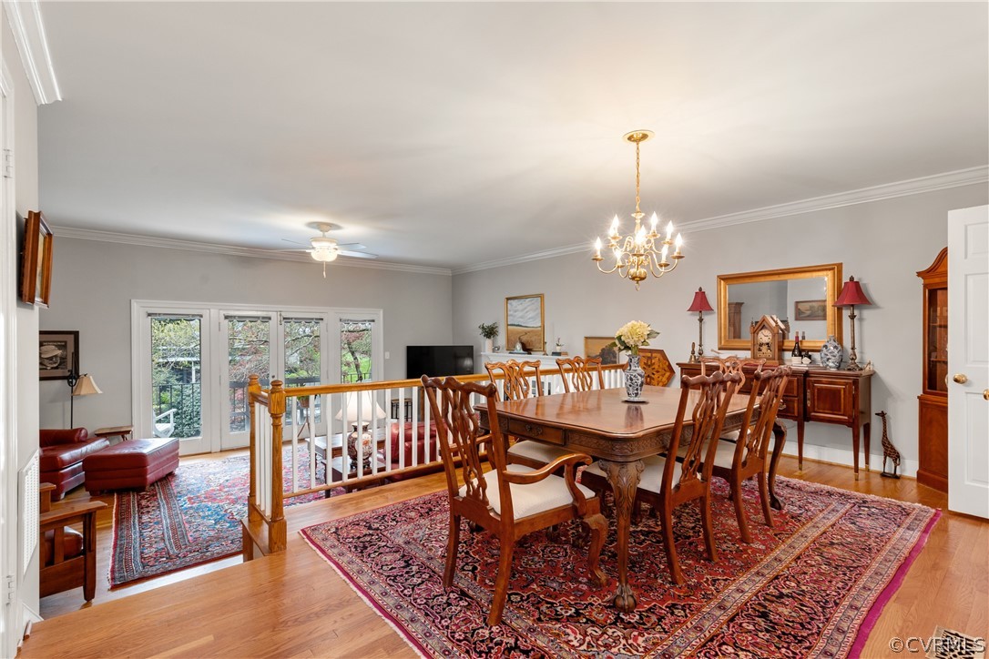 300 North Ridge Road, Unit 33 Henrico, VA 23229 - Photo 5 of 40 a view of a a dining room with furniture window and wooden floor