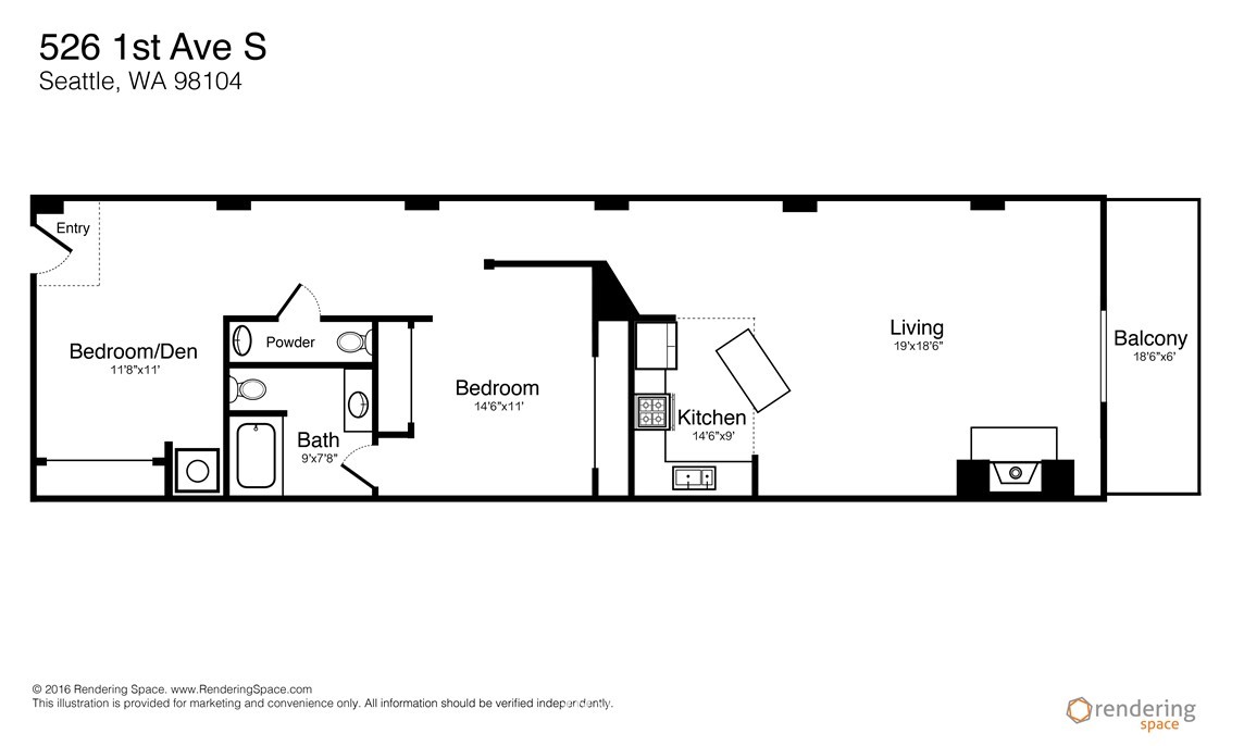 526 1st Avenue South, Unit 203 Seattle, WA 98104 - Photo 20 of 20