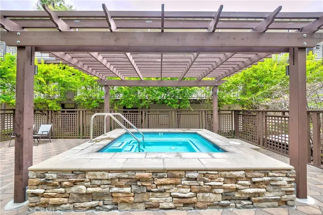 a house view with a outdoor space