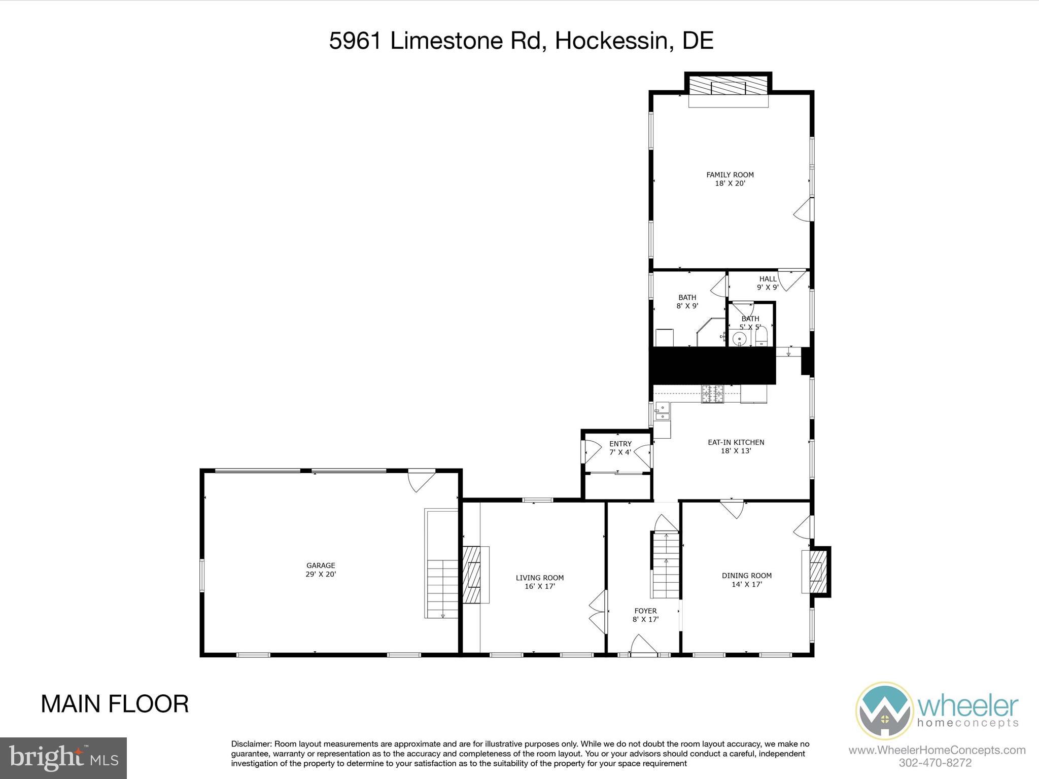 5961 Limestone Road Hockessin, DE 19707 - Photo 38 of 40 a picture of floor plan