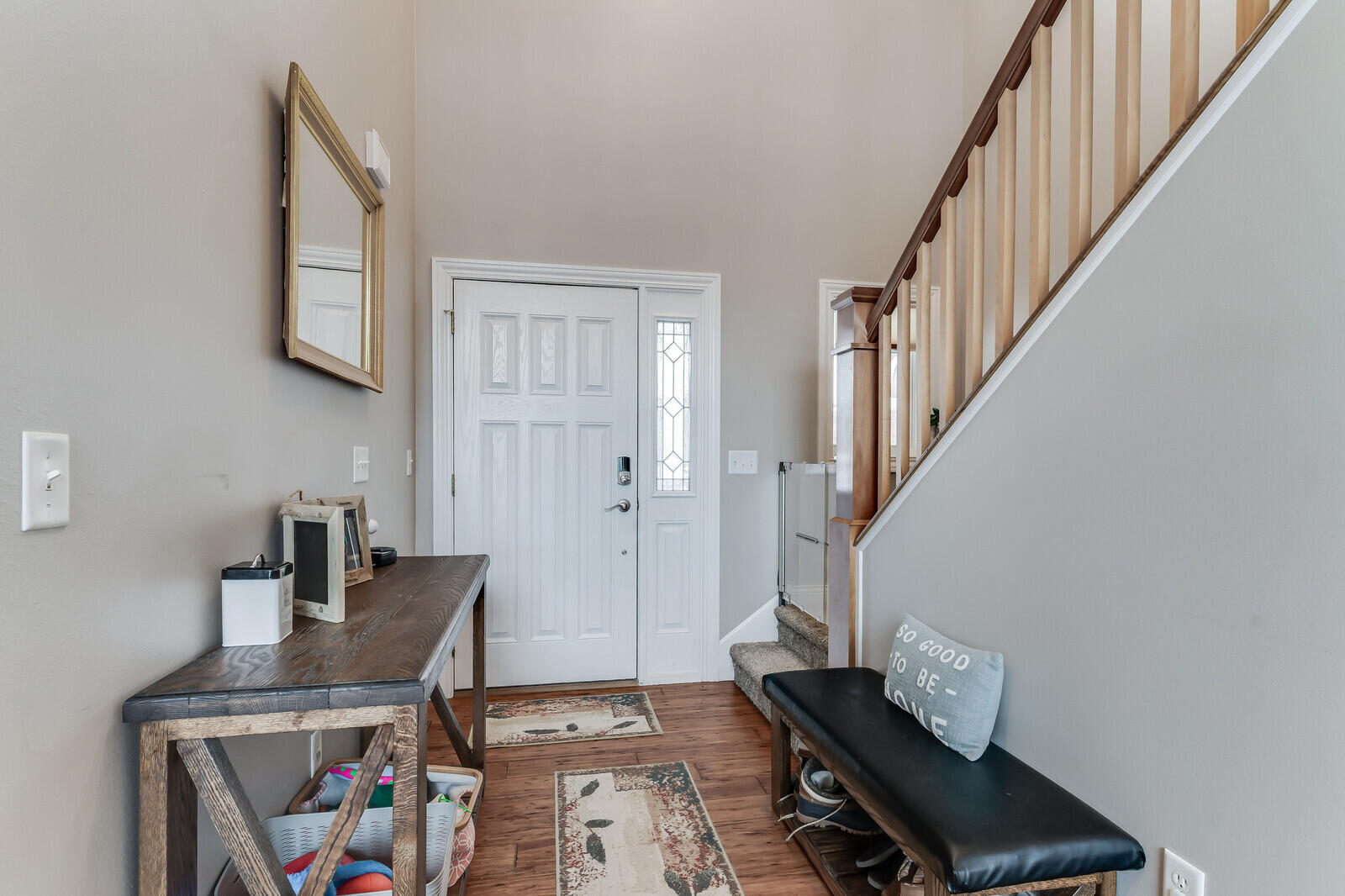 N5076 Wildflower Lane Hamilton, WI 54669 - Photo 13 of 47 Front entryway, walking into the bright and airy living room.