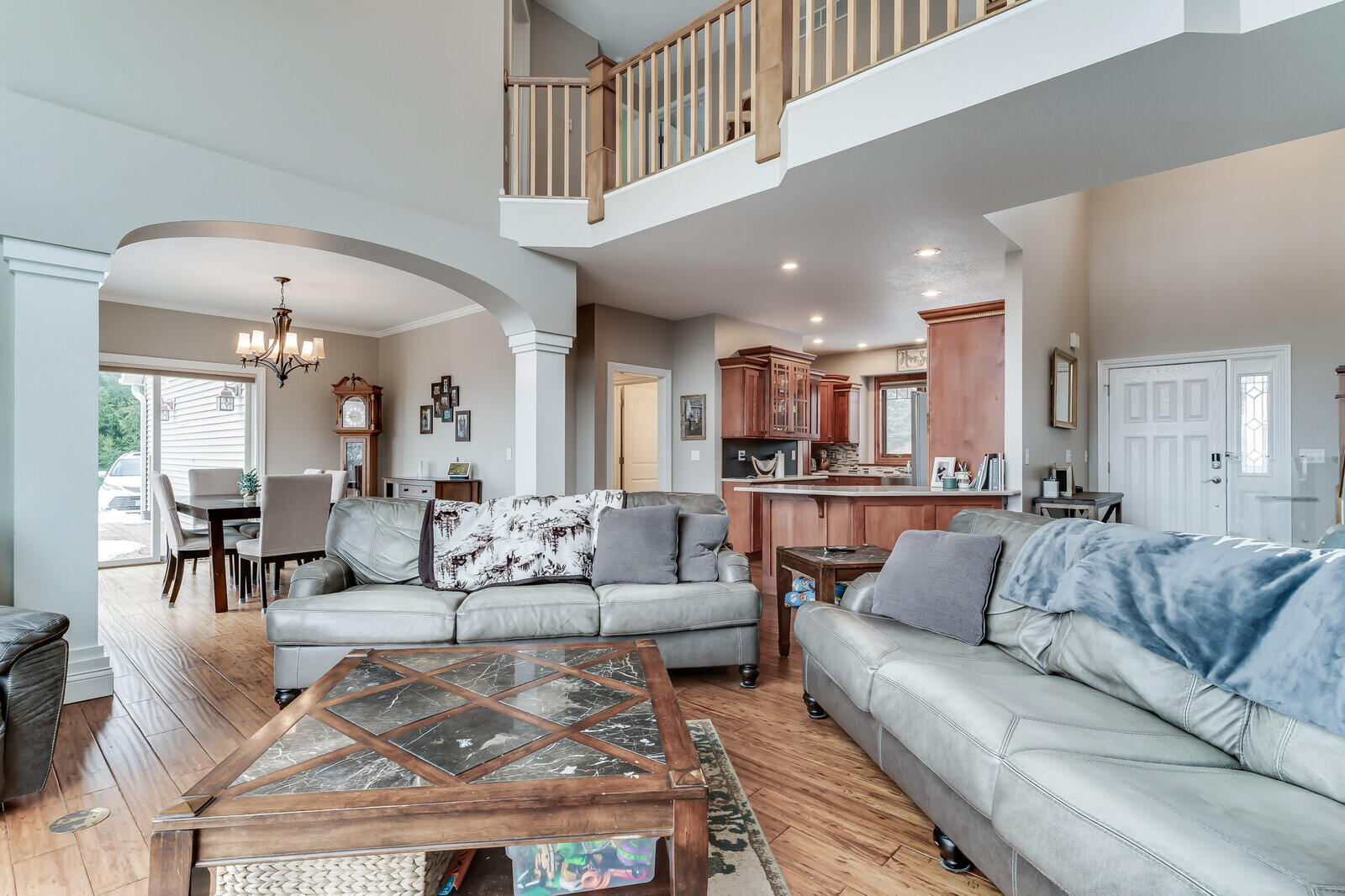 N5076 Wildflower Lane Hamilton, WI 54669 - Photo 16 of 47 Tons of natural lighting with all the back wall of windows.