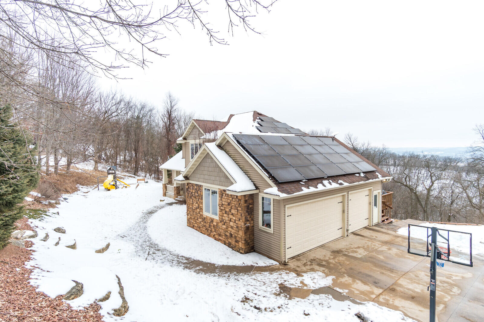 N5076 Wildflower Lane Hamilton, WI 54669 - Photo 4 of 47 Three car attached garage.