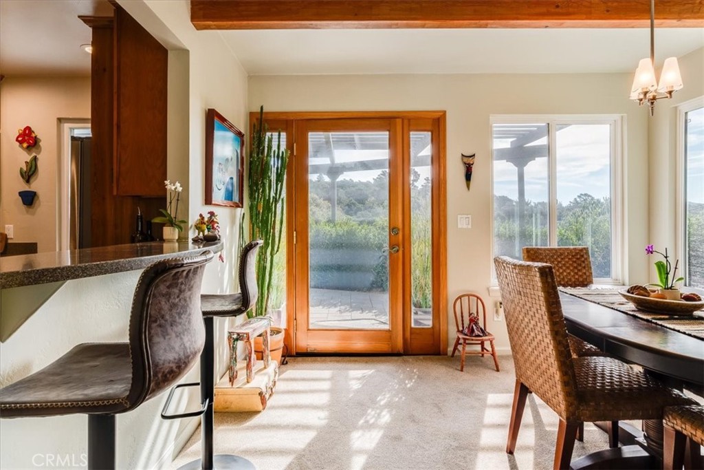 571 Corralitos Road Arroyo Grande, CA 93420 - Photo 13 of 54 Dining area and front door