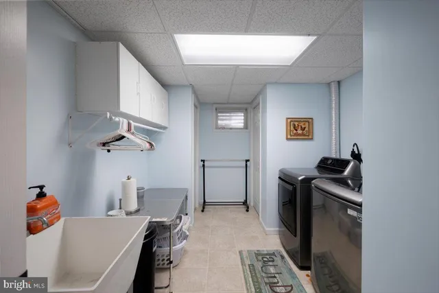 a room with storage and utility