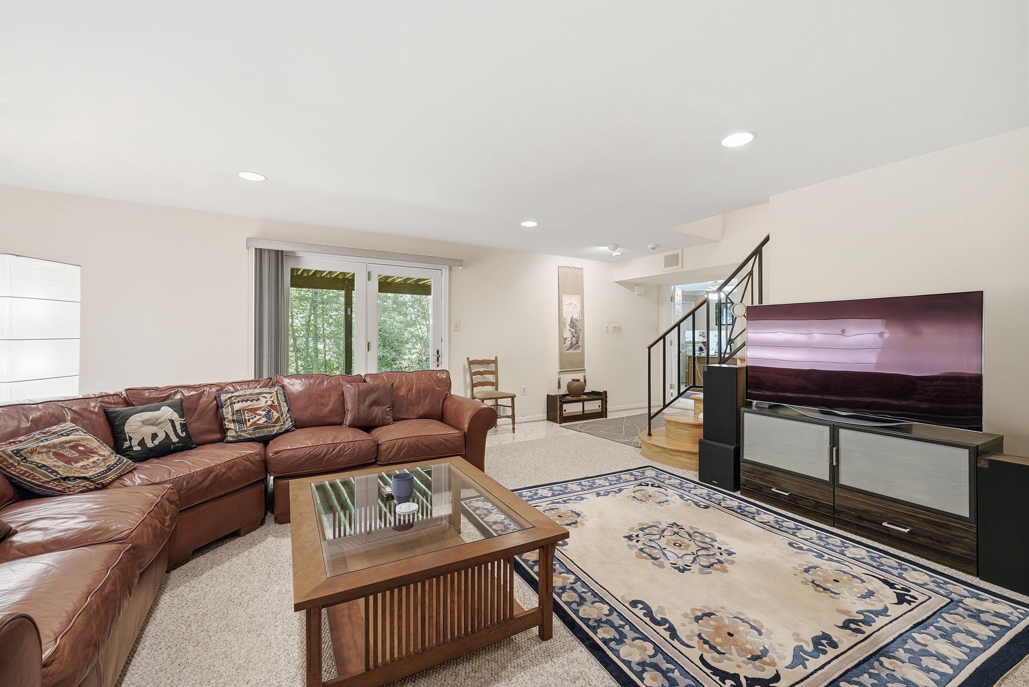 7512 Rambling Ridge Drive Fairfax Station, VA 22039 - Photo 35 of 64 Rec Room with Sliding Glass Doors to Backyard