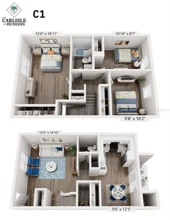 $1,661 | 612 Bass Court, Unit TH607, Dunedin, FL 34698