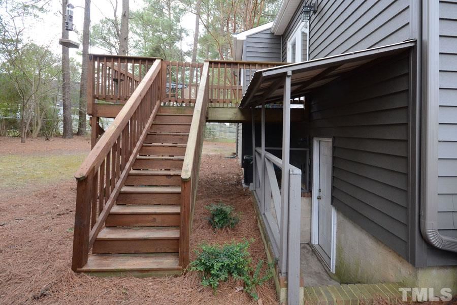 2401 Boothbay Court Raleigh, NC 27613 - Photo 4 of 21 and back deck.