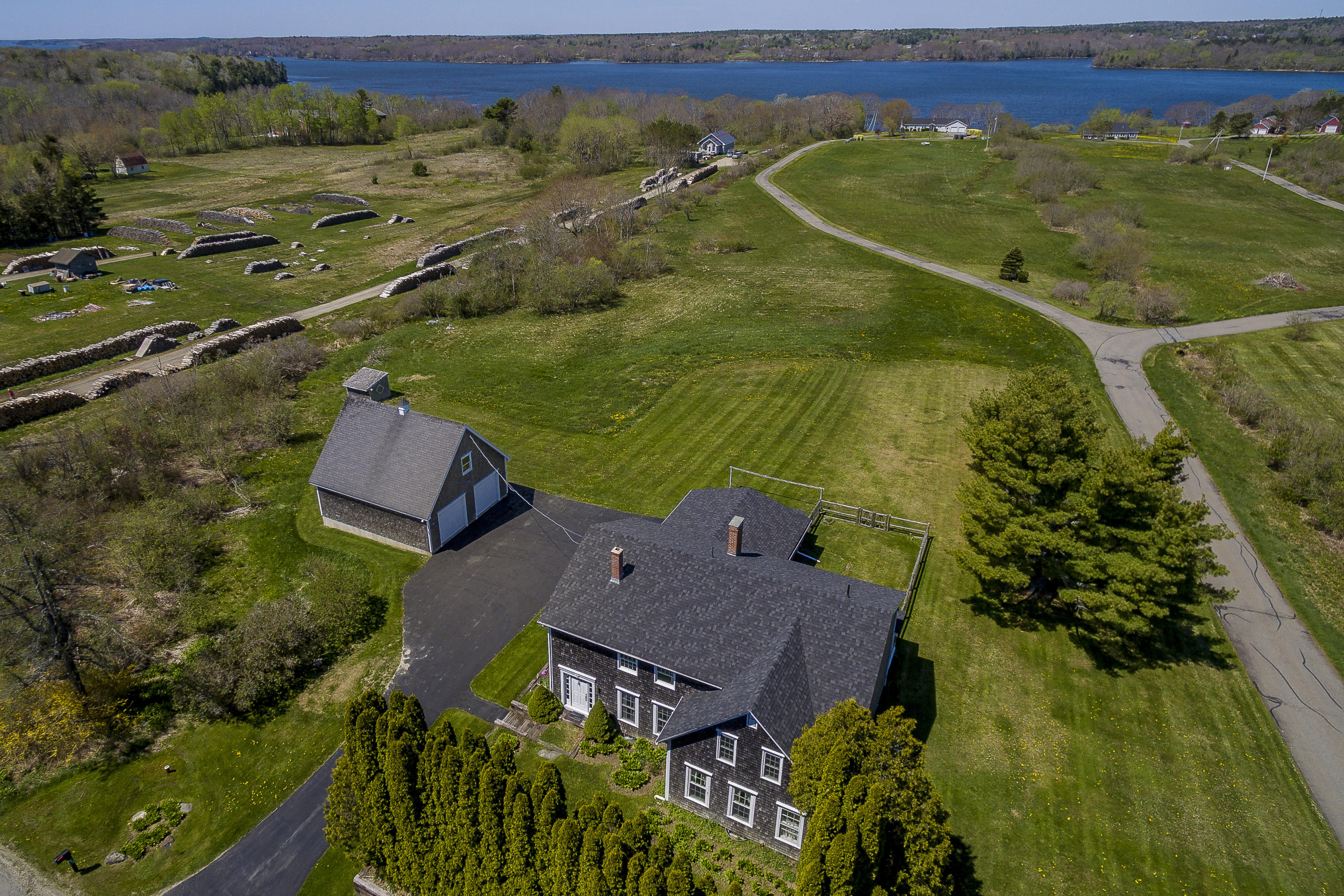 649 St George Road South Thomaston, ME 04858 - Photo 3 of 61 647StGeorge_2020_08_SS_Aerial