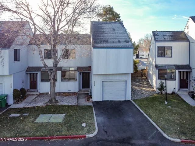 a aerial view of a house