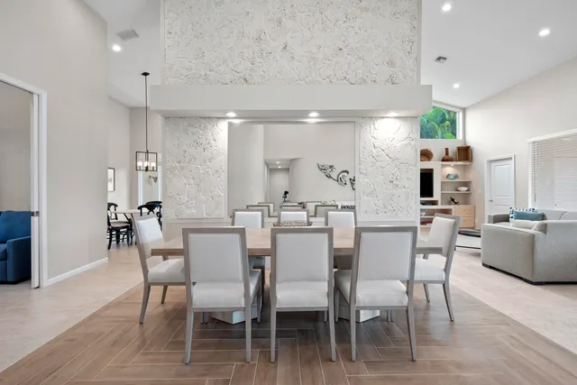 a view of a workspace with furniture