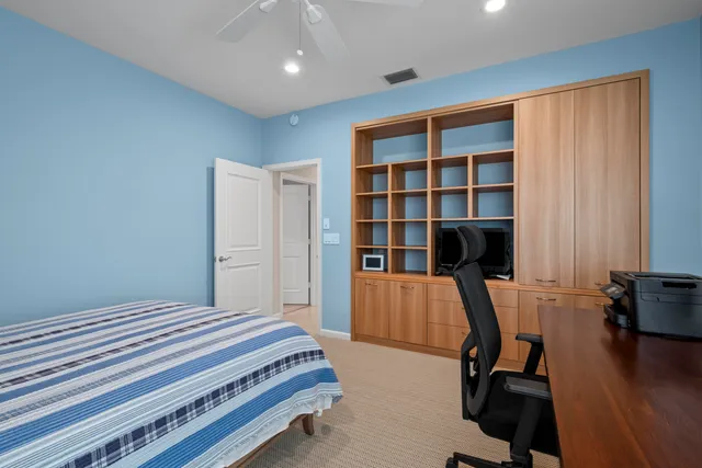 a garden view with a lake view