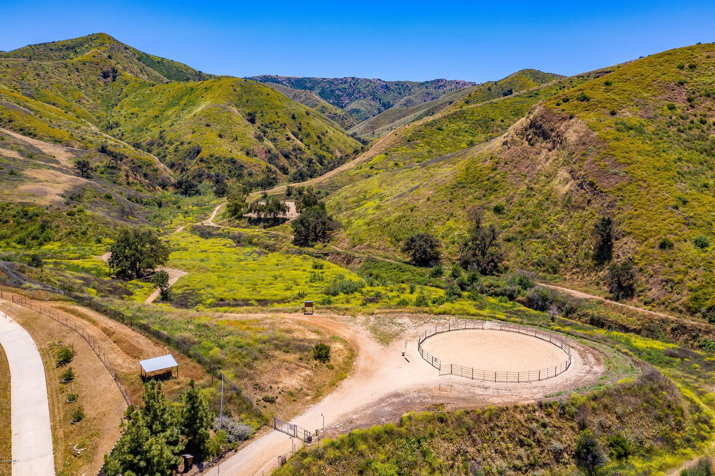 1242 Rambling Road Simi Valley, CA 93065 - Photo 69 of 81 a view of a swimming pool with a yard