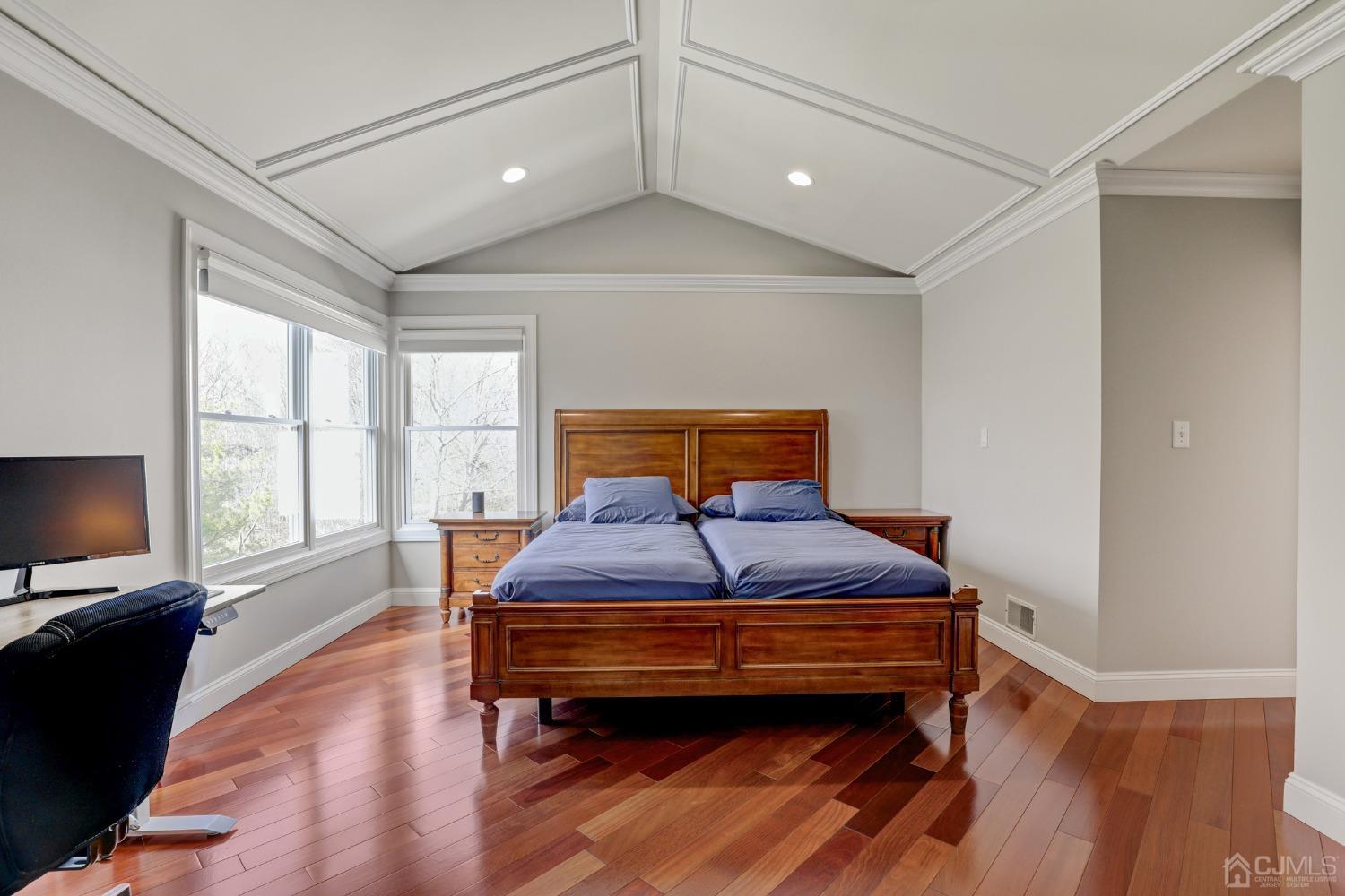 33 Edinburg Circle Old Bridge, NJ 07747 - Photo 23 of 51 a bedroom with a bed and wooden floor