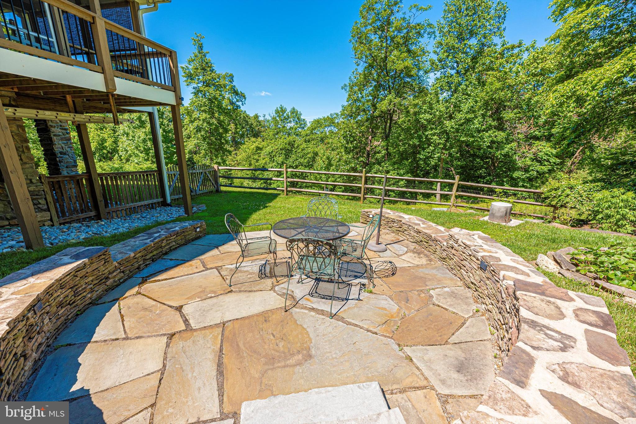 9013 Hawbottom Road Middletown, MD 21769 - Photo 44 of 57 Lovely Stone Patio with Lighting