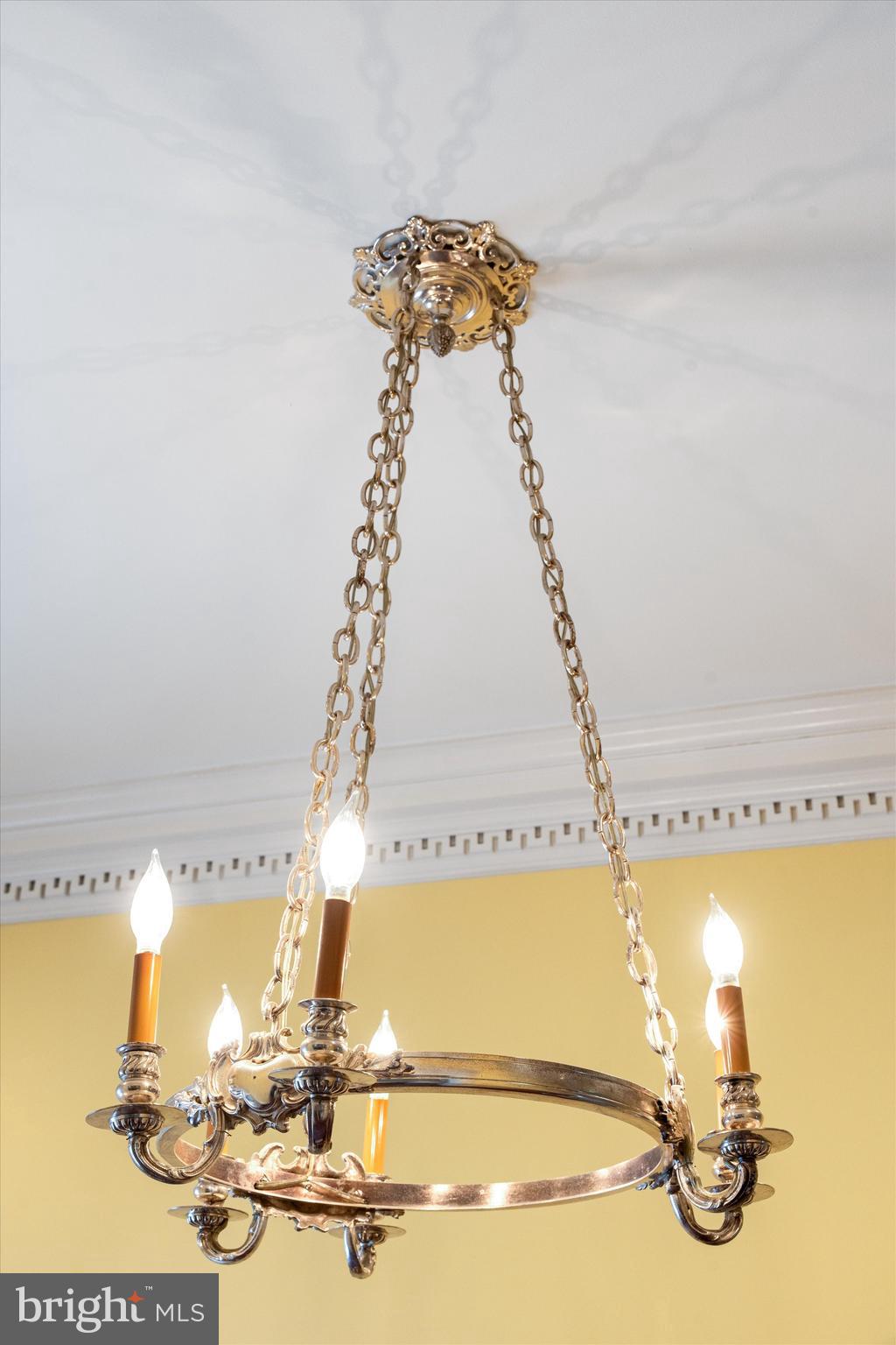 2134 R Street Northwest Washington, DC 20008 - Photo 5 of 36 Antique Silver Plate Light Fixture Conveys