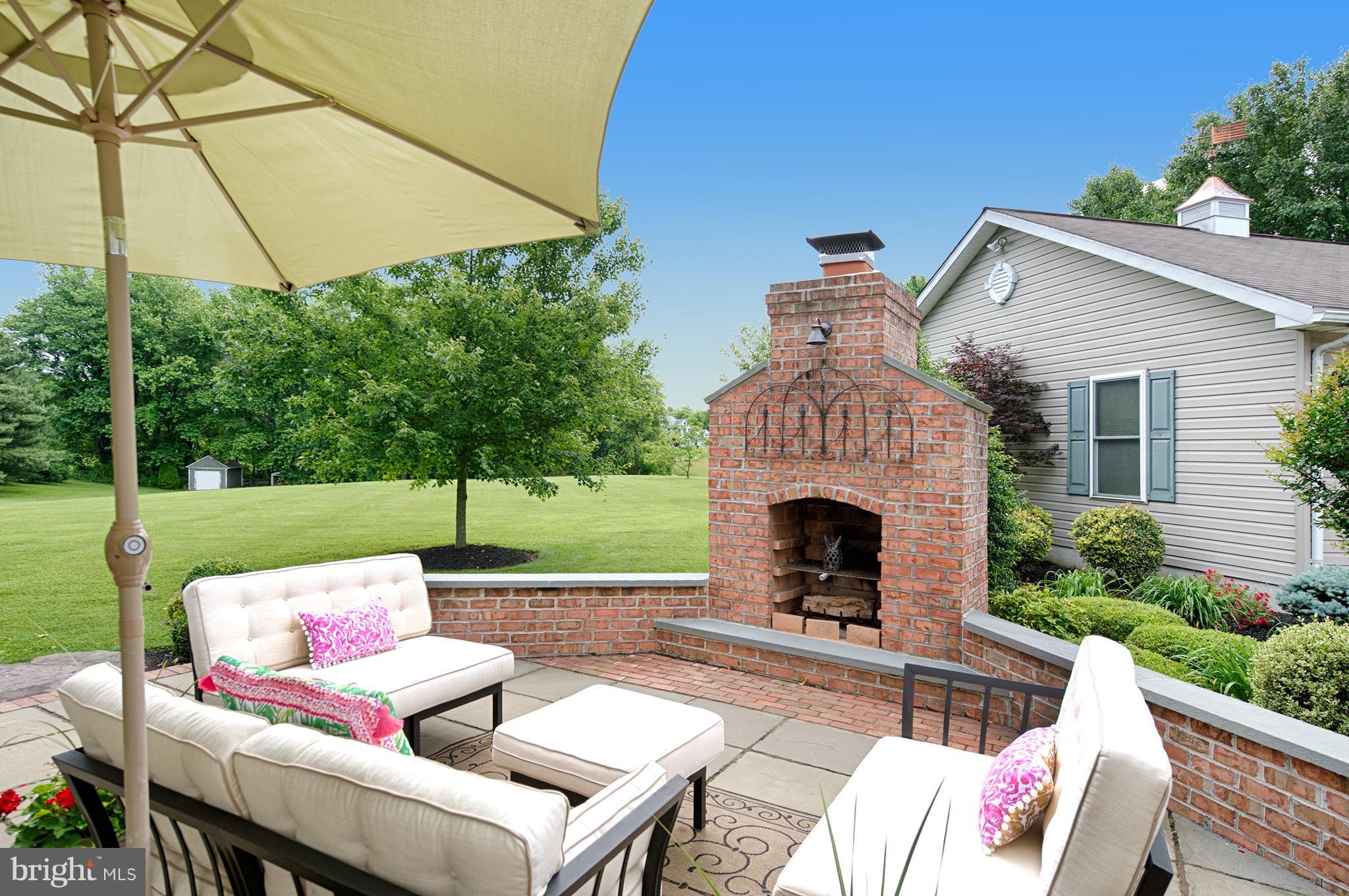 3411 Ady Road Street, MD 21154 - Photo 28 of 30 Patio and Fireplace