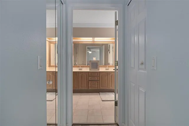 a view of a backyard with furniture and a grill