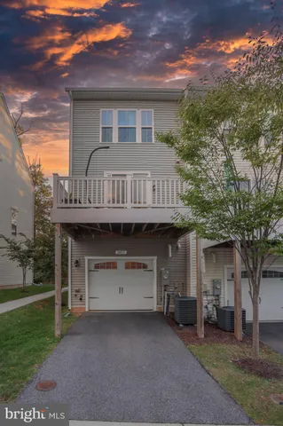 a view of a house with a balcony