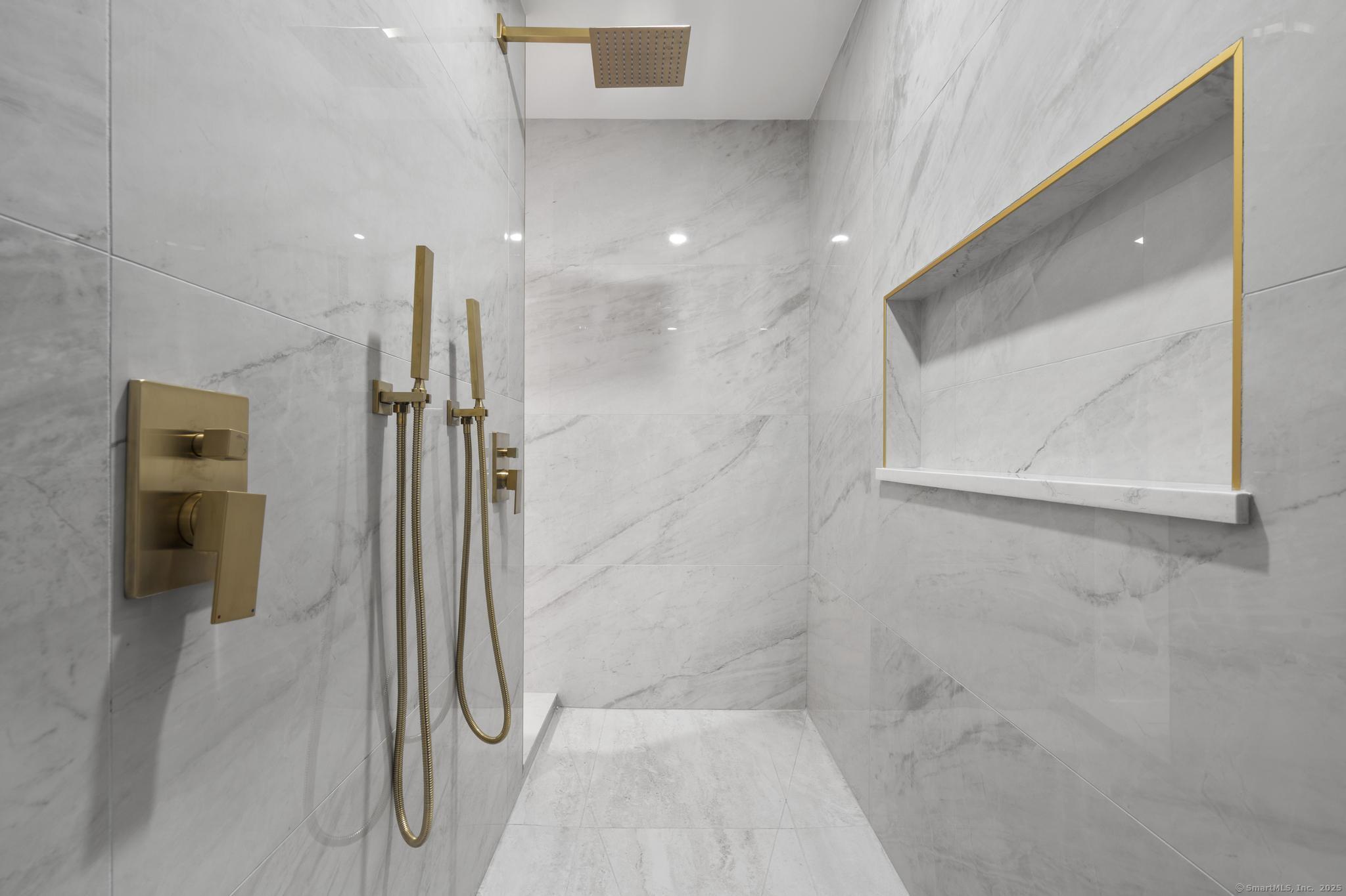 123 Lower Road North Canaan, CT 06024 - Photo 16 of 38 a bathroom with a shower and a mirror